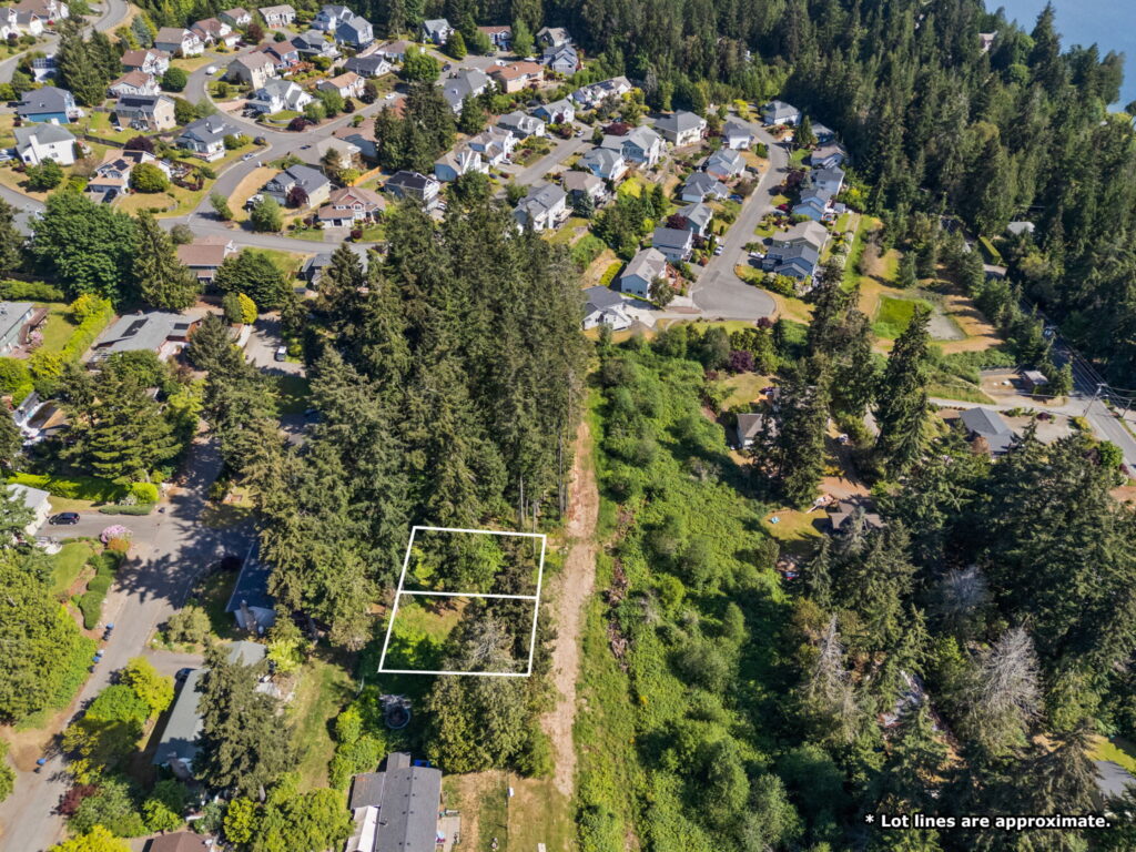 2-lot vacant land parcel on Sunrise Terrace NE, Illahee, Bremerton WA