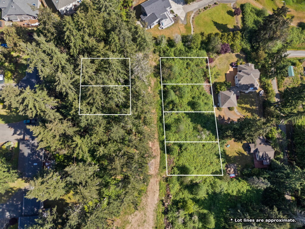 6-lot vacant land parcel on Sunrise Terrace NE, Illahee, Bremerton WA